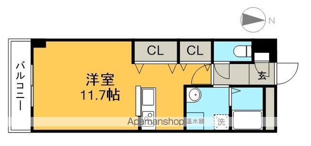 ドルチェ 602号室 間取り
