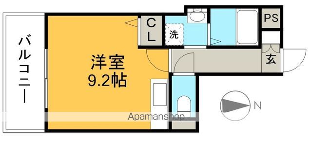 ＣｏＣｏ北本町 206号室 間取り