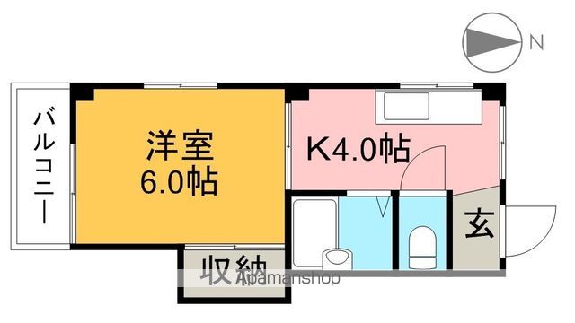 アゼリア２０ 405号室 間取り