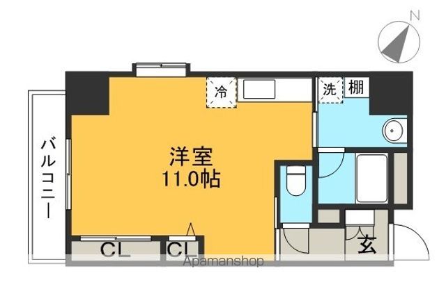 Ｇｒａｎ　Ｈｉｌｌ 401号室 間取り