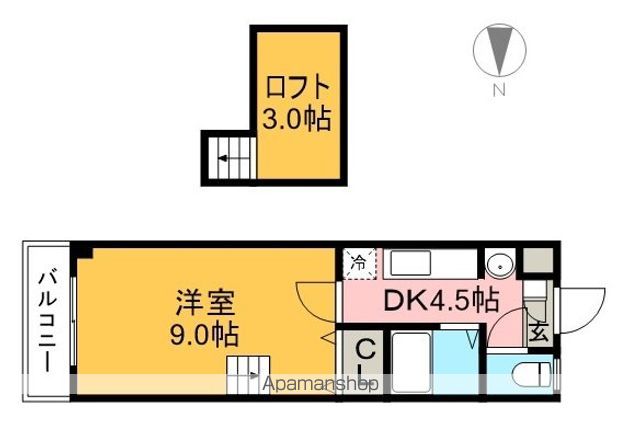 メゾンレーヴ潮江 404号室 間取り