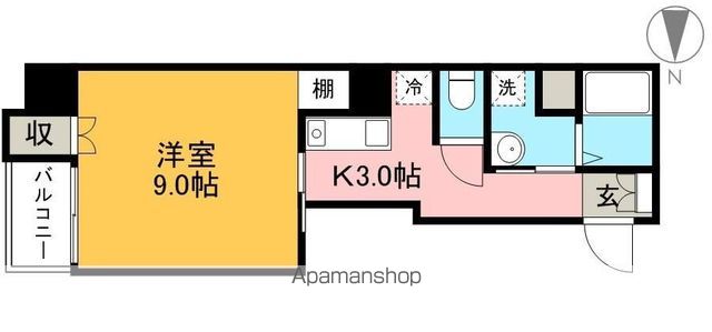 アゼリア南はりま 203号室 間取り