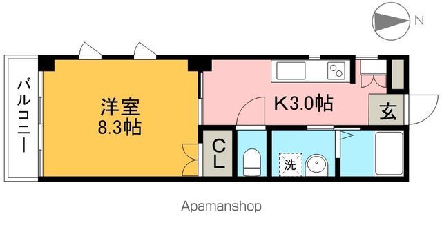 アルス丸の内 201号室 間取り