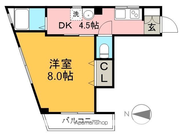 ｍａｉｓｏｎ　ＡＹＵＭＩ 205号室 間取り