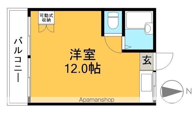 アゼリア３０ 208号室 間取り