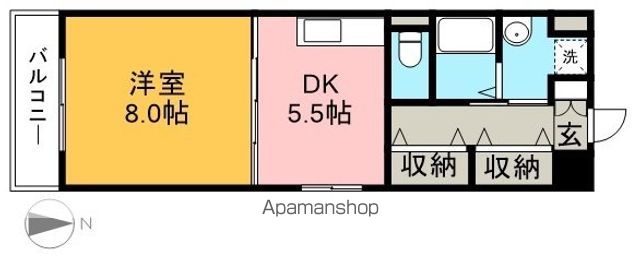 ＳａｋｕｒａハウスＴ&rsquo;Ｓ 303号室 間取り