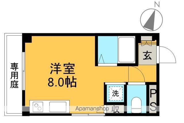 エトワール鴨部Ⅰ 101号室 間取り