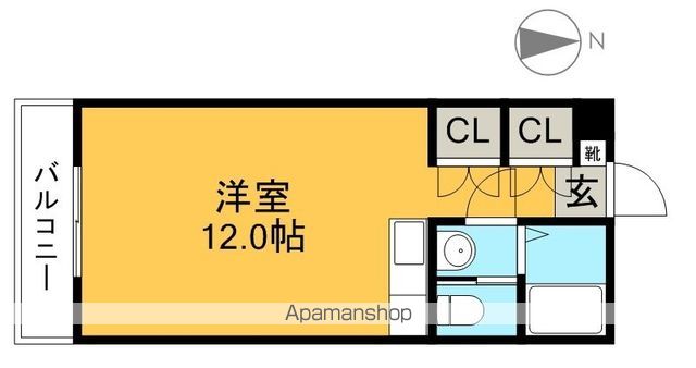 ロゼ２ 706号室 間取り