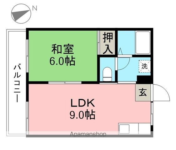 ライトコーポ 203号室 間取り
