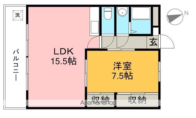 ロゼ２ 902号室 間取り
