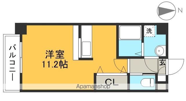 ロイヤルリバー 202号室 間取り