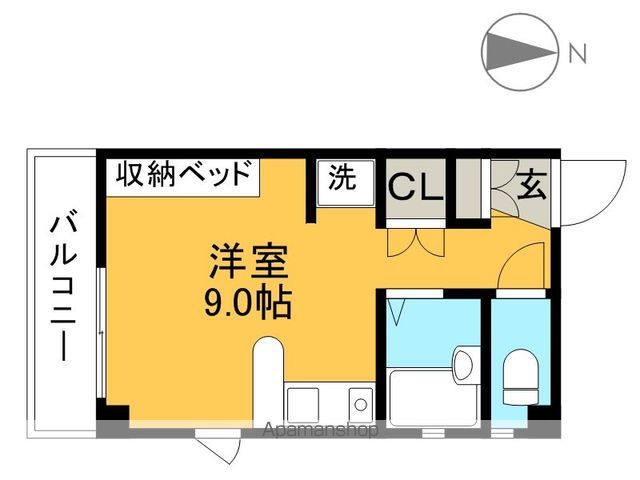 エトワール二葉 301号室 間取り