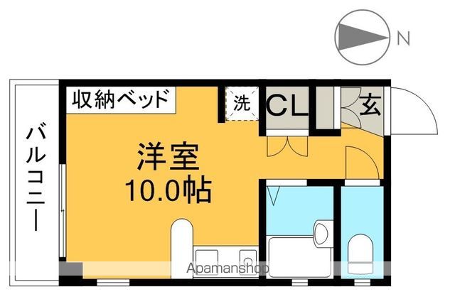 エトワール二葉 201号室 間取り