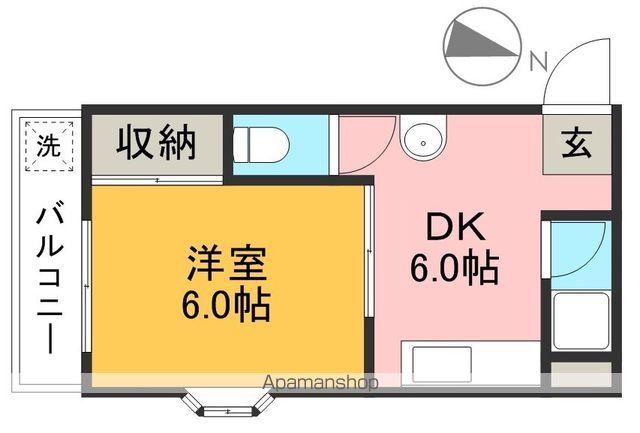 シティーライフ比島 106号室 間取り