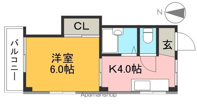 アゼリア２０ 202号室 間取り