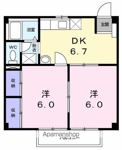 ファミールみやまえ 101号室 間取り