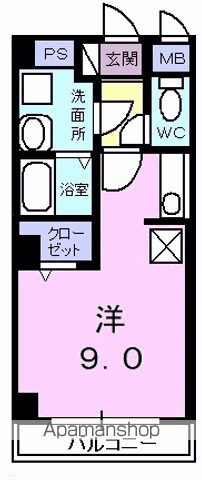 クレスト２０ 304号室 間取り