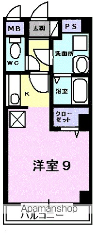 クレスト２０ 203号室 間取り