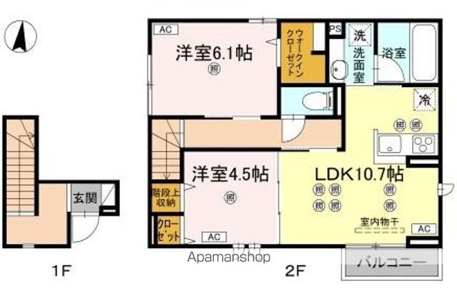 ステラヴィータ　Ｂ棟 502号室 間取り