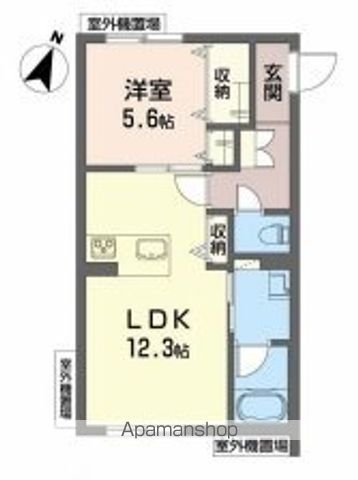 シャーメゾン　パン　サンク 101号室 間取り
