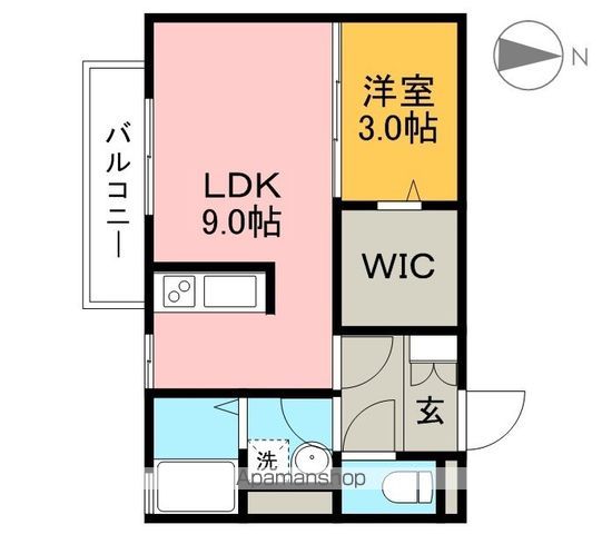 シルフィ越前町 203号室 間取り