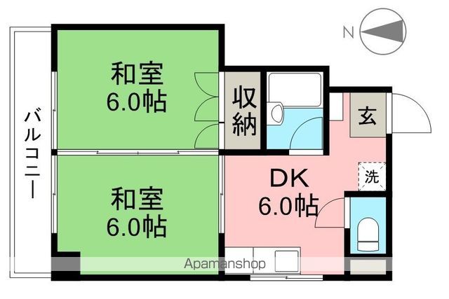 おのマンション 403号室 間取り