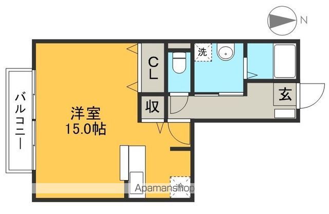 ヴィヴレ北金田 201号室 間取り