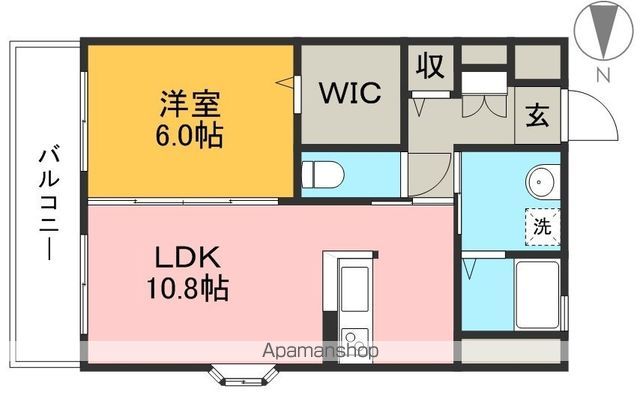 ラ・ティーダ 101号室 間取り