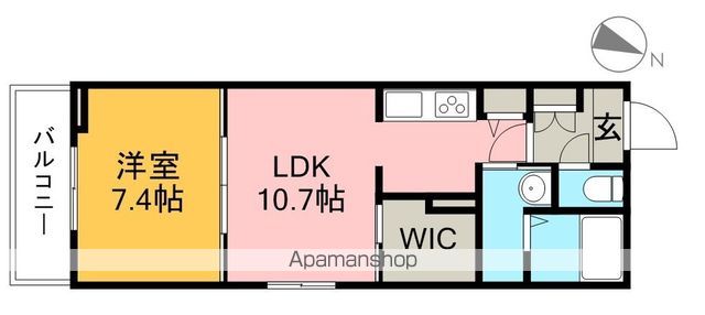 ベレオ　ゴールド 102号室 間取り