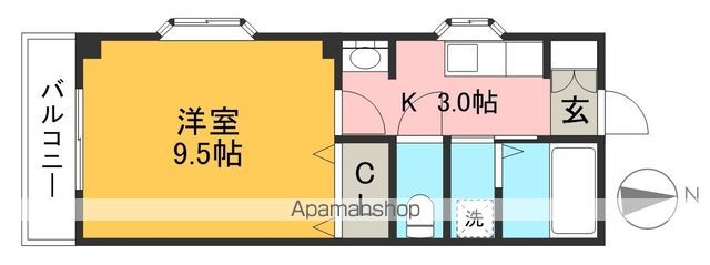 シェモア　エマール 202号室 間取り