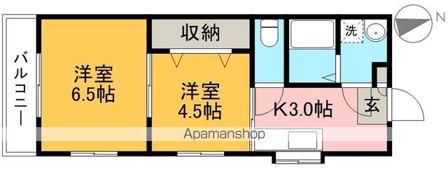 プチ・ファミーユ 203号室 間取り