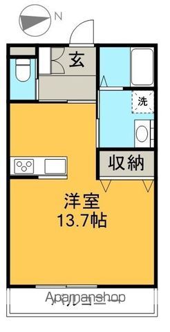 アテナ 103号室 間取り