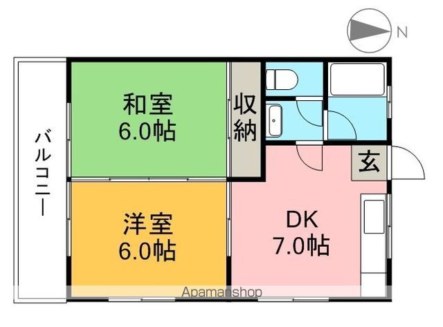 ハイツセピア 402号室 間取り