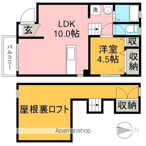 シーズ 202号室 間取り