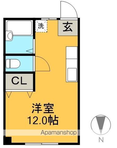 ローズハイツ 101号室 間取り