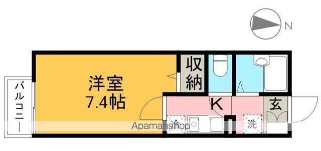 リバーサイド３３ 201号室 間取り