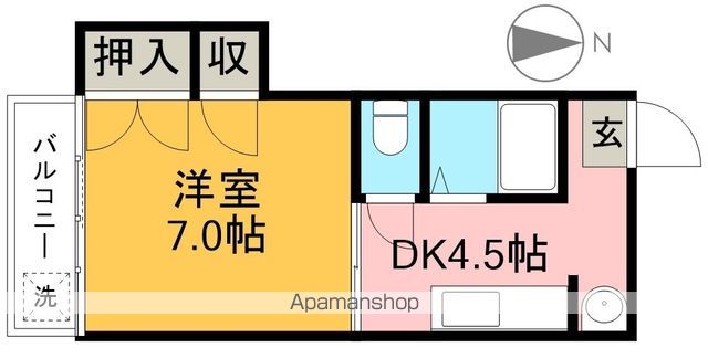 メゾンドグランツⅠ 302号室 間取り