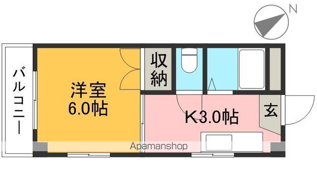ユーマンション 302号室 間取り