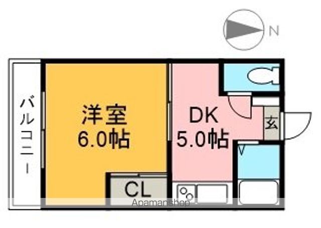 新井コーポ 302号室 間取り