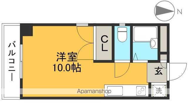 エトワール愛宕Ⅱ 501号室 間取り