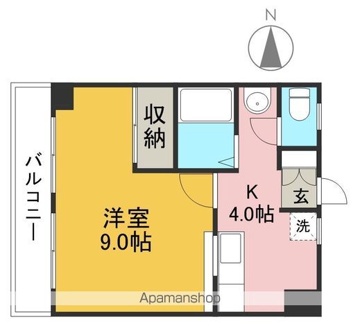 ダイヤハウス 102号室 間取り