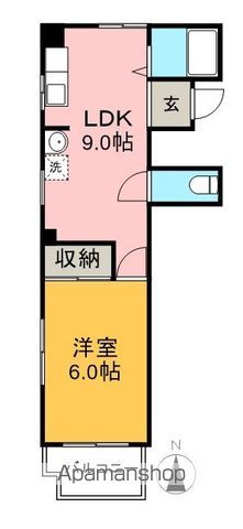 ヴィラ五番街 402号室 間取り