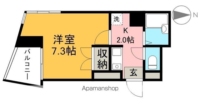 みつわビルⅡ 303号室 間取り