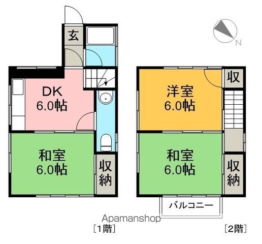 薊野西町貸家 間取り