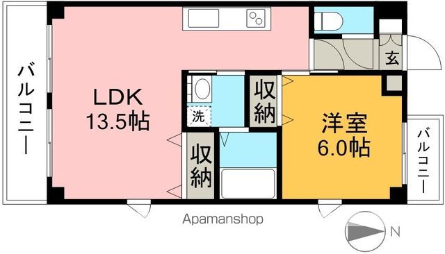 ＣＨＡＲＭＡＮＴ（シャルマン） 704号室 間取り