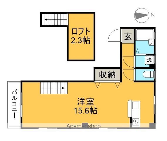 ソワール比島 302号室 間取り