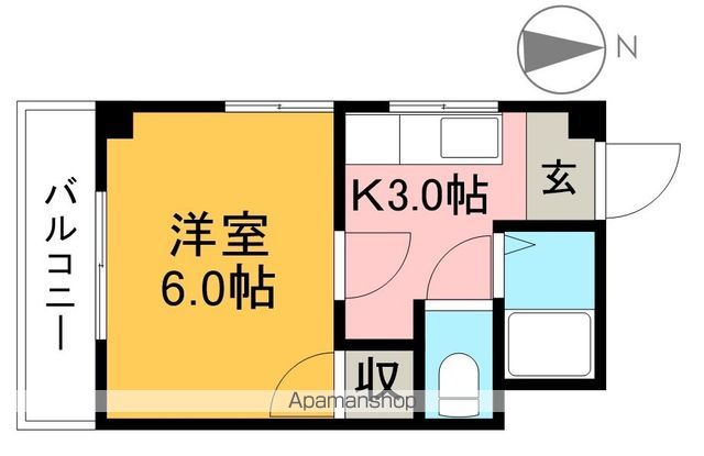 ハイツミーナ 401号室 間取り