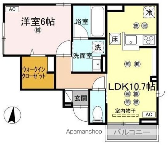 ステラヴィータ　Ｂ棟 501号室 間取り