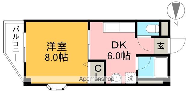 ソワール西秦Ⅰ 301号室 間取り