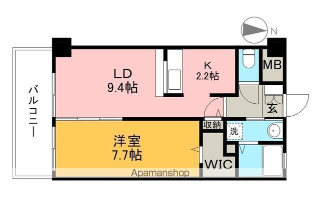 ＳＯＵＴＨ　ＨＥＡＶＥＮ 302号室 間取り